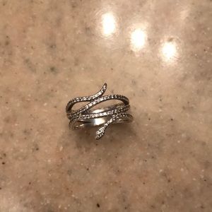 Pandora snake ring. Size 6